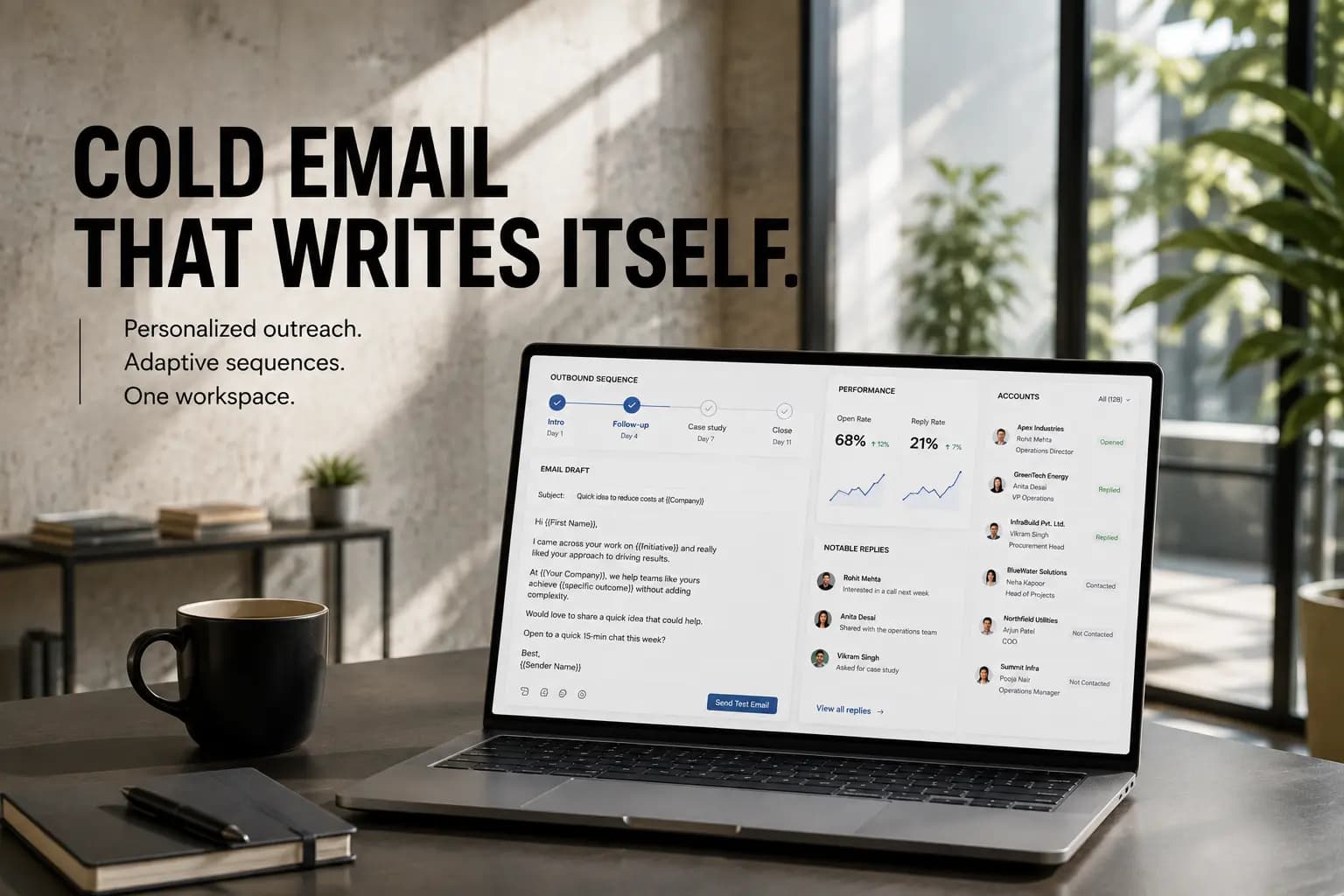 VCMO — Cold email outreach
