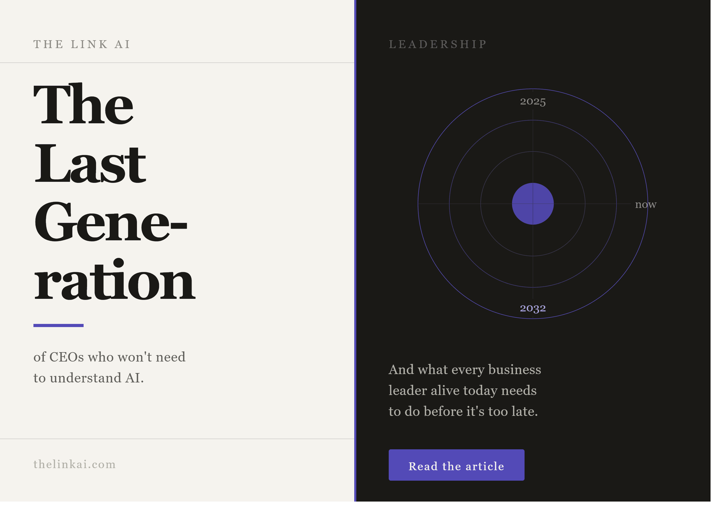 The Last Generation of CEOs Who Won't Need to Understand AI